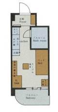 Single Room Floor Plan