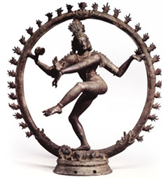 Shiva of Hinduism is also called Nataraja (lord of dance).