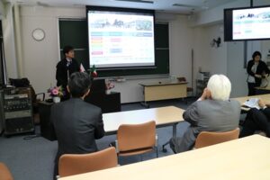 Prof. Nagasawa explained SU’s recent activities on internationalization